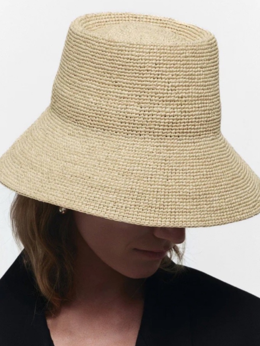 JANESSA LEONE felix bucket hat straw